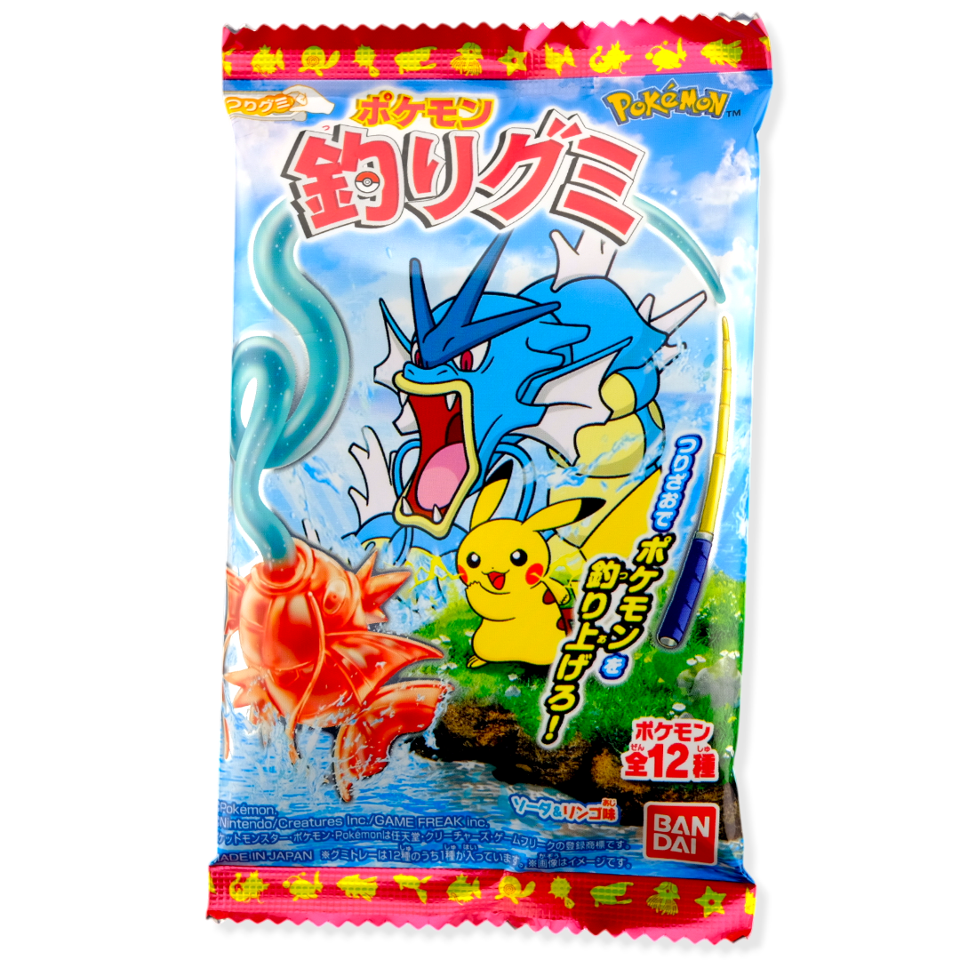 Bandai Pokémon Fishing Gummy ✦ Ramune & Cola ✦ Japanese Candy