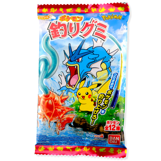 Bandai Pokémon Fishing Gummy ✦ Ramune & Cola ✦ Japanese Candy
