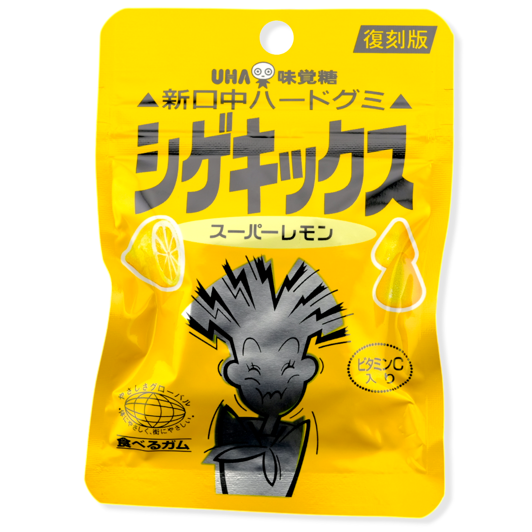UHA Shigekix Sour Gummy ✦ Intense Lemon ✦ Japanese Candy