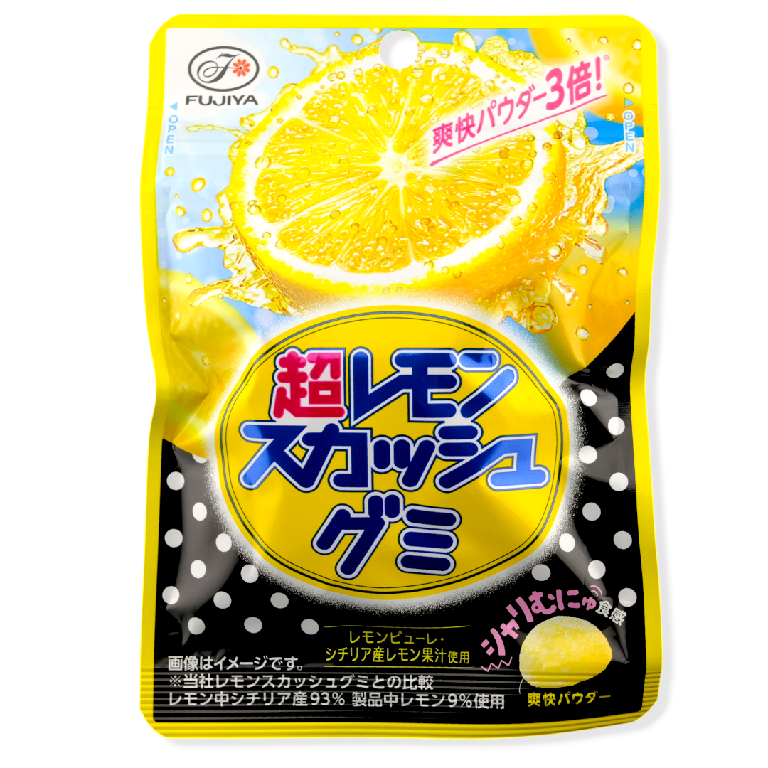 Fujiya ✦ Squash Gummy ✦ Sizilianische Zitrone