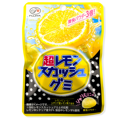 Fujiya ✦ Squash Gummy ✦ Sizilianische Zitrone