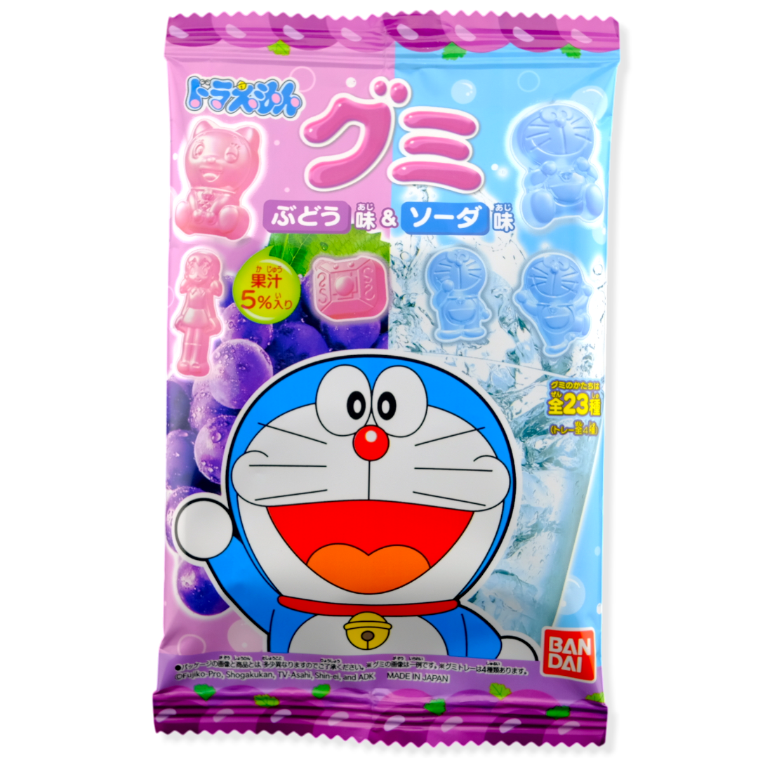 Bandai Doraemon Gummy ✦ Grape & Ramune ✦ Japanese Candy