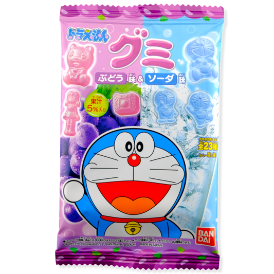 Bandai Doraemon Gummy ✦ Grape & Ramune ✦ Japanese Candy