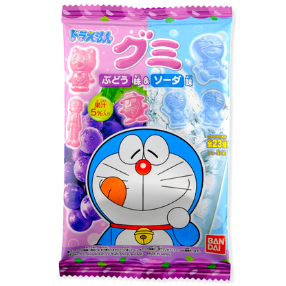 Bandai Doraemon Gummy ✦ Grape & Ramune ✦ Japanese Candy
