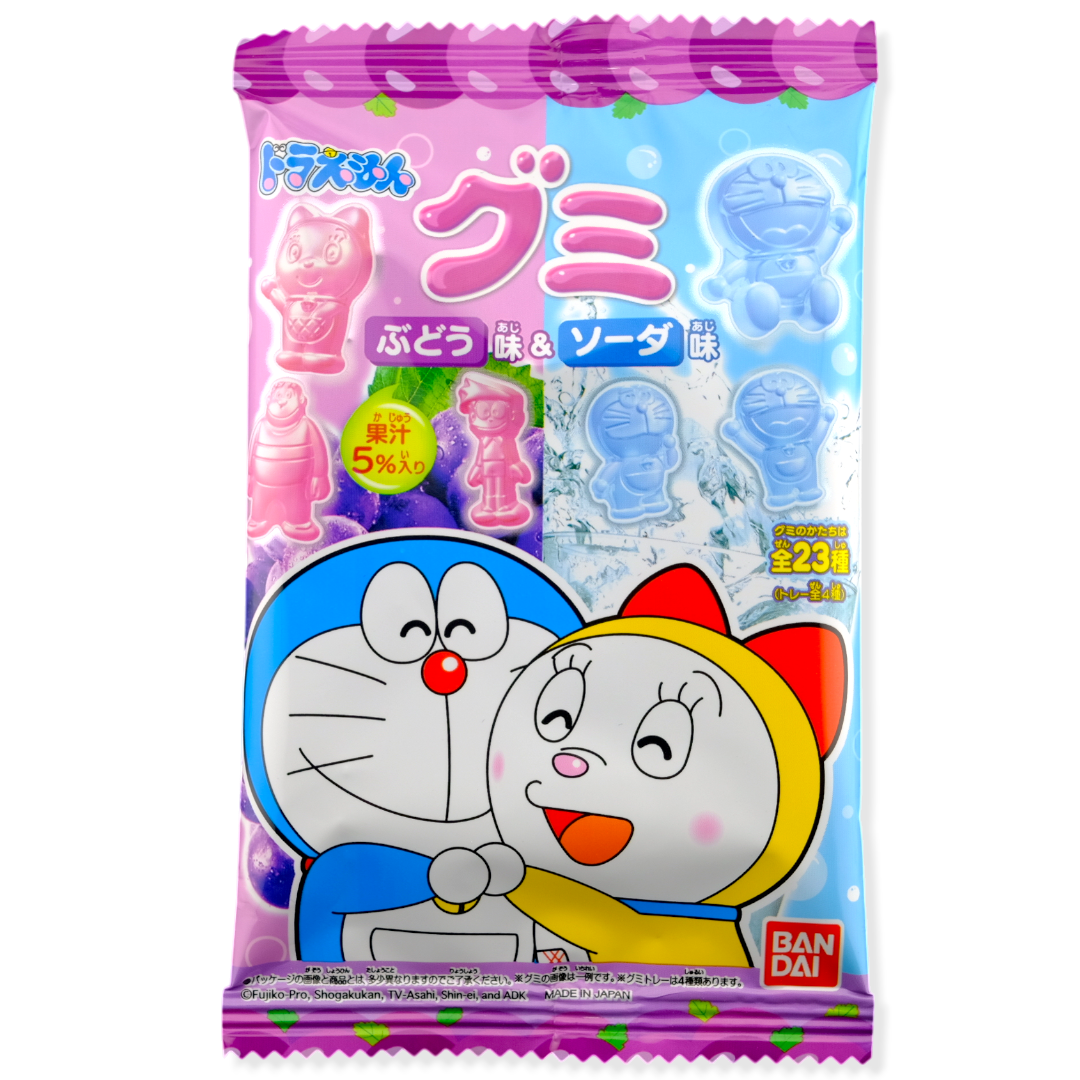 Bandai Doraemon Gummy ✦ Grape & Ramune ✦ Japanese Candy