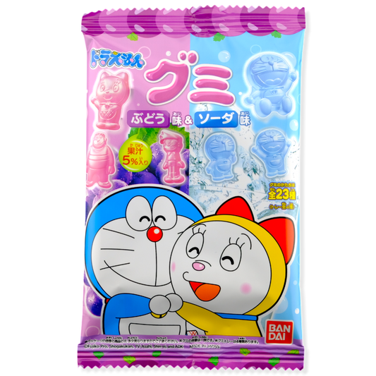 Bandai Doraemon Gummy ✦ Grape & Ramune ✦ Japanese Candy