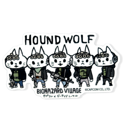 Resident Evil Village Hound Wolf Squad Cats ✦ B-Side Label Sticker
