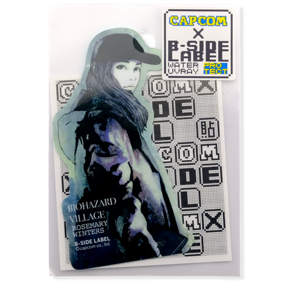 Resident Evil Village Rosemary Winters ✦ B-Side Label Sticker — sleeved view