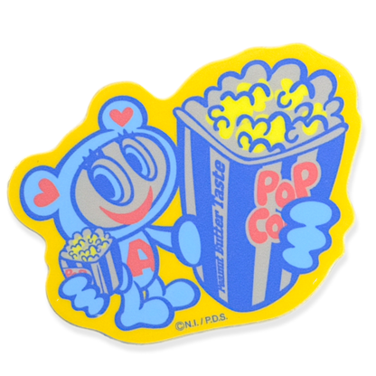 Angel Blue Popcorn Movie Night ✦ General Sticker Brand