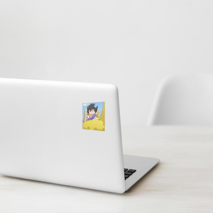 Kid Goku & Flying Nimbus ✦ Dragon Ball ✦ Small Planet Sticker