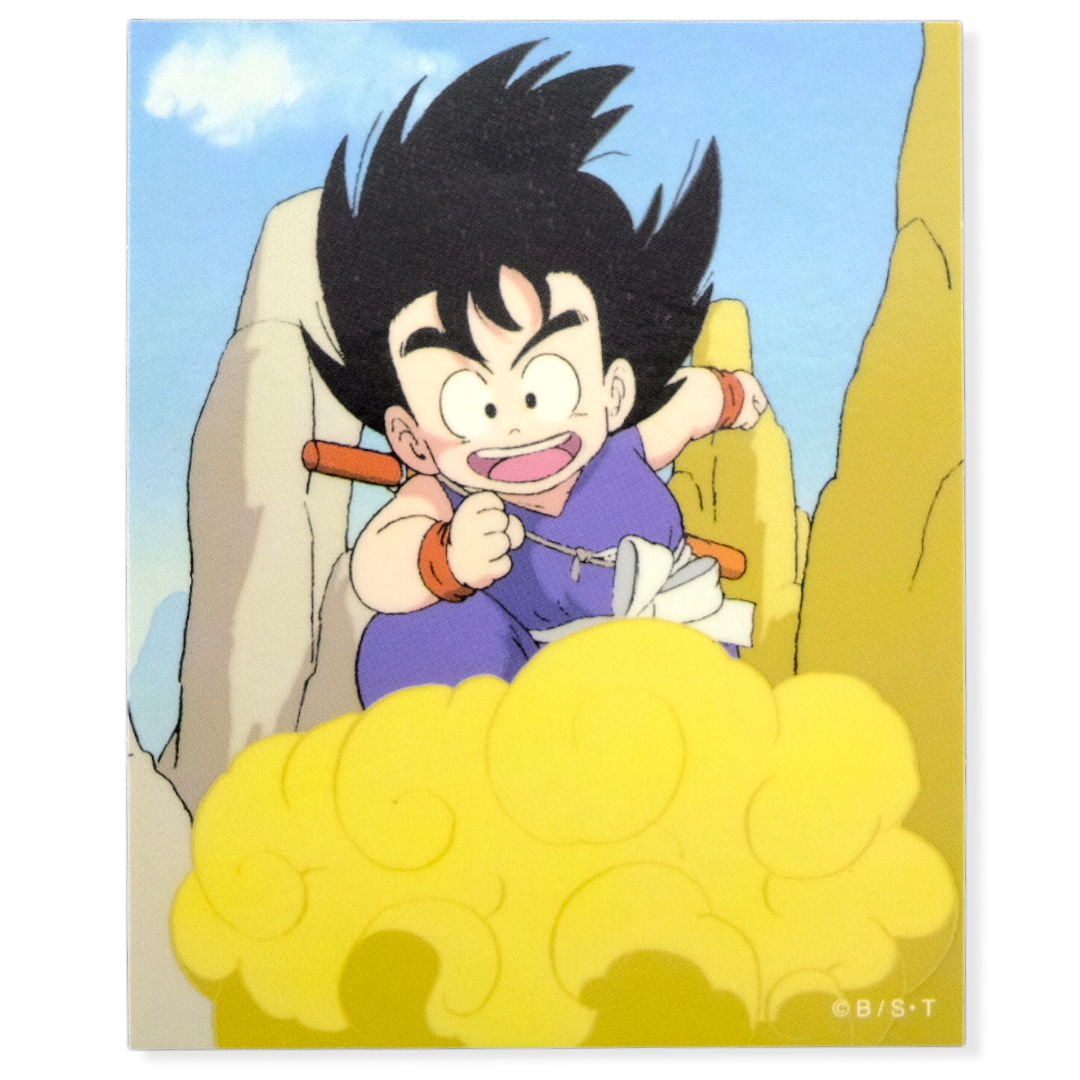 Kid Goku & Flying Nimbus ✦ Dragon Ball ✦ Small Planet Sticker