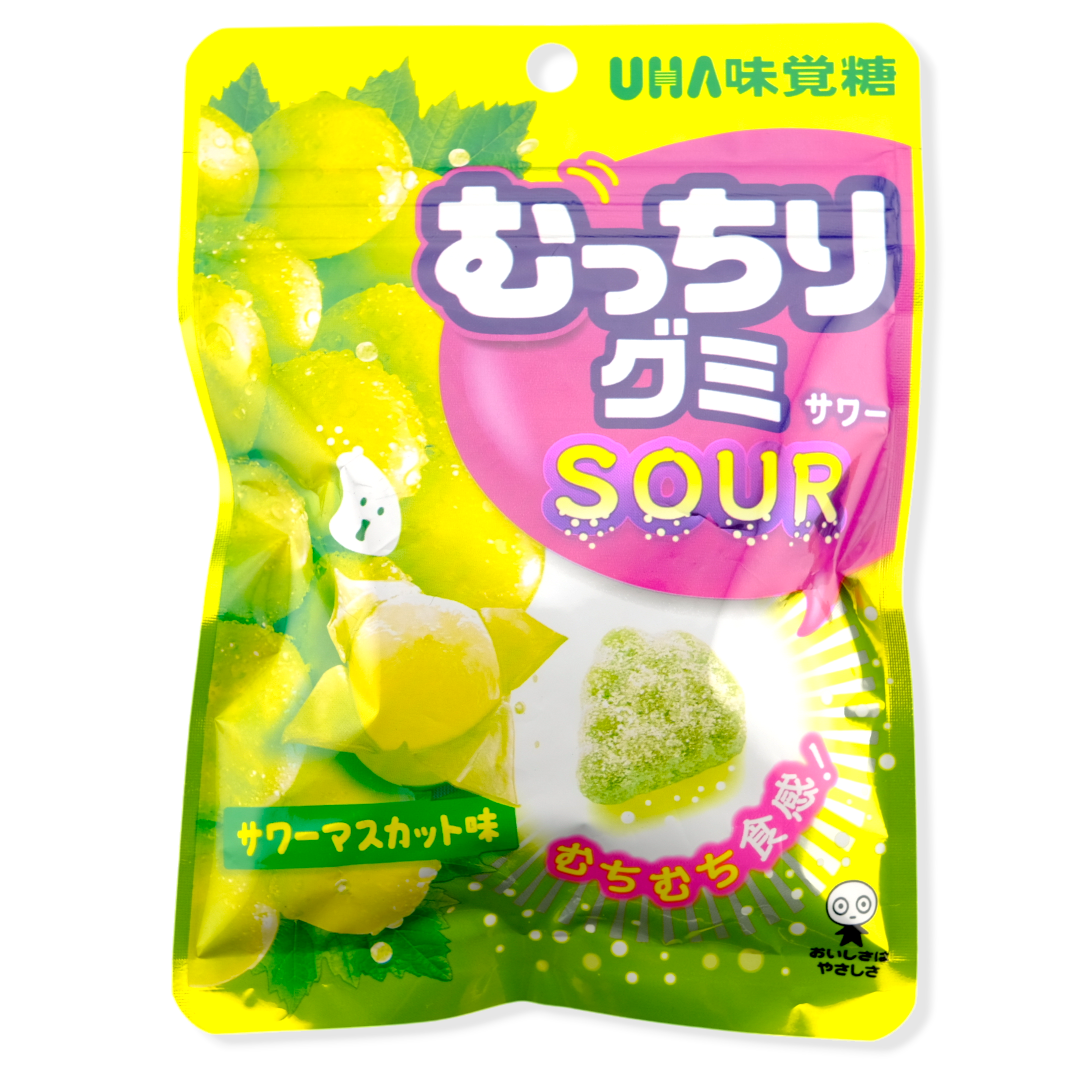 UHA Muchiri Gummy ✦ Sour Muscat ✦ Japanese Candy