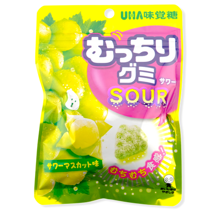 UHA Muchiri Gummy ✦ Sour Muscat ✦ Japanese Candy