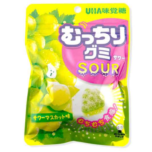 UHA Muchiri Gummy ✦ Sour Muscat ✦ Japanese Candy