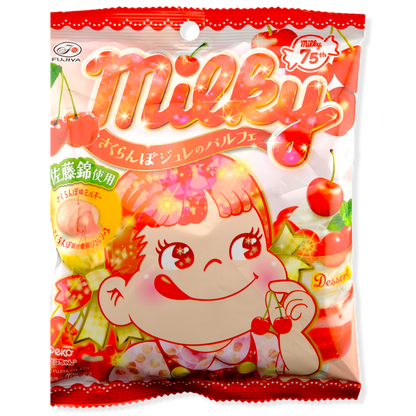 Fujiya Milky Peko-Chan Candy ✦ Cherry Parfait ✦ Japanese Candy