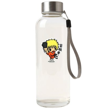 Street Fighter Ken (Shoryuken Pose) ✦ B-Side Label Sticker — bottle view