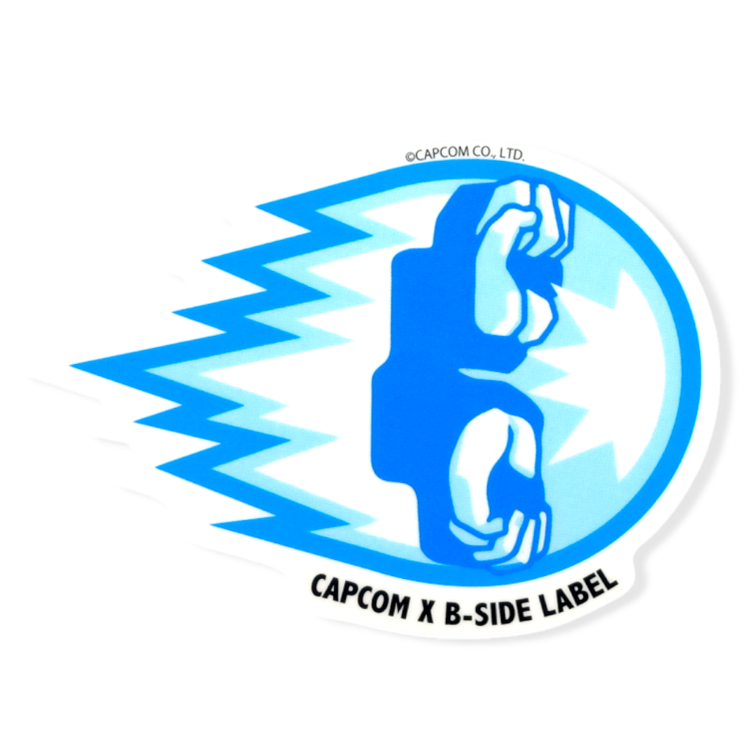 Street Fighter Hadouken Energy Blast ✦ B-Side Label Sticker