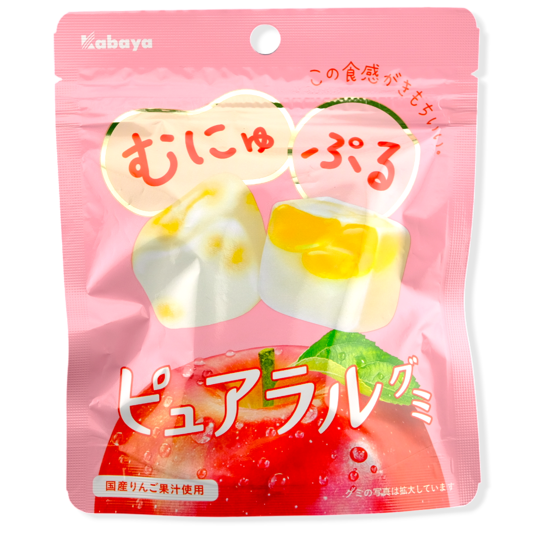Kabaya Pureral Gummy ✦ Apple ✦ Japanese Candy