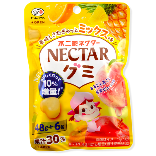 Fujiya NECTAR Gummy ✦ Mixed Fruit ✦ Japanese Candy
