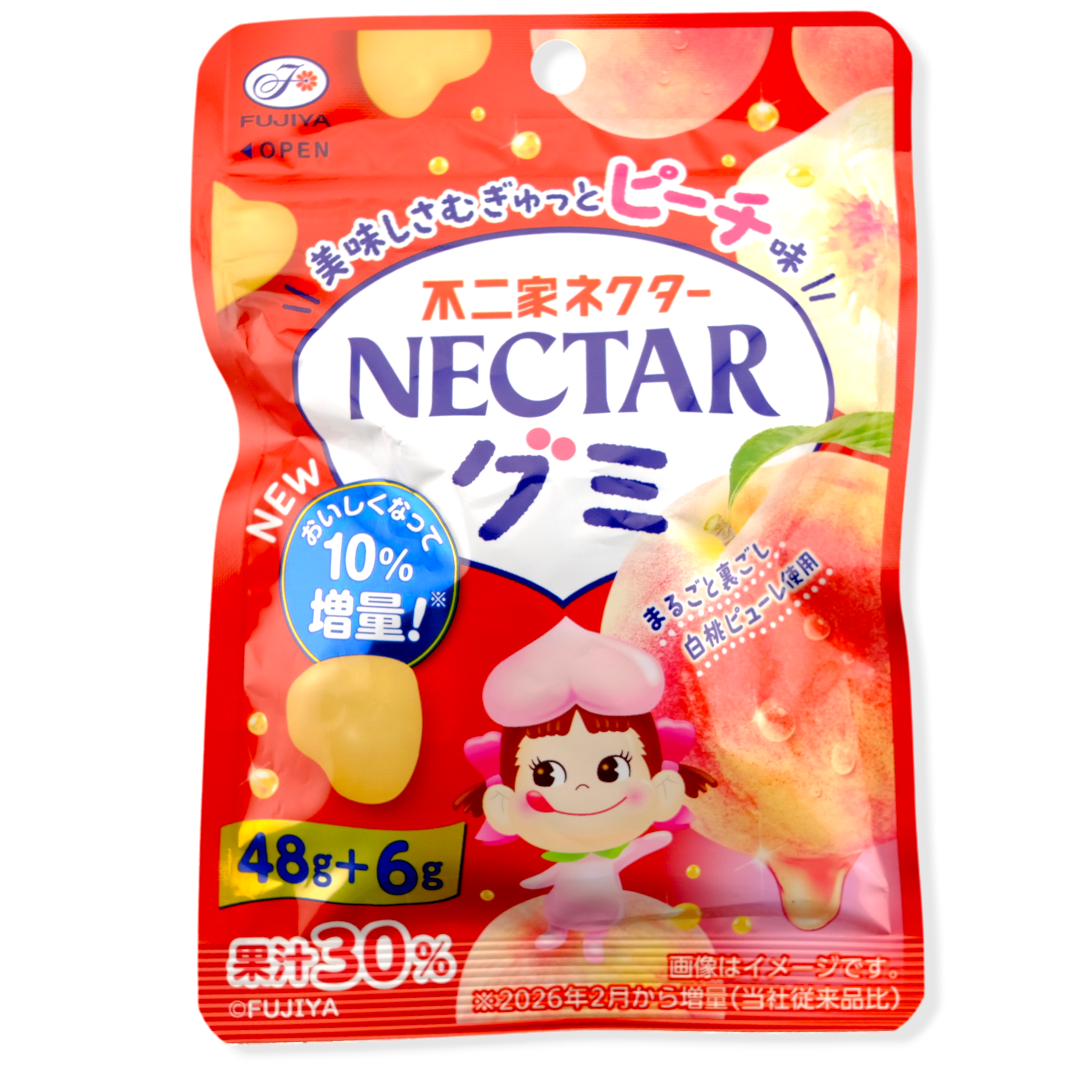 Fujiya NECTAR Gummy ✦ White Peach ✦ Japanese Candy