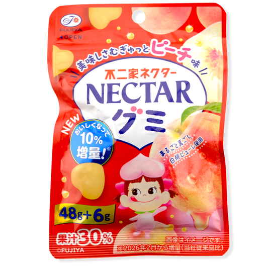 Fujiya NECTAR Gummy ✦ White Peach ✦ Japanese Candy