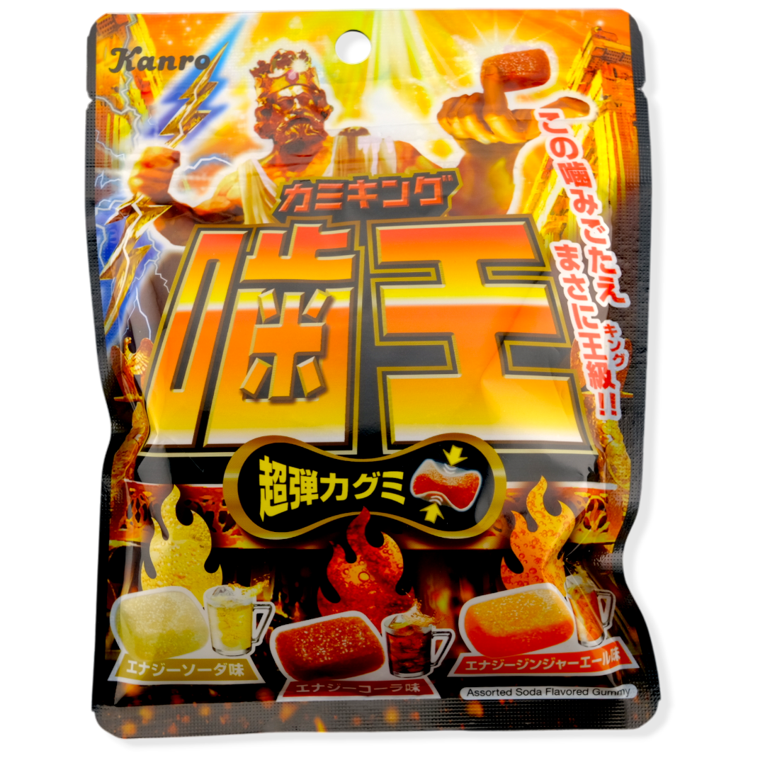 Kanro Kami King ✦ Assorted Energy Soda ✦ Japanese Candy