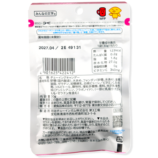 Mitsubishi Foods Kamu Kamu Chews ✦ Peach Soda ✦ Japanese Candy