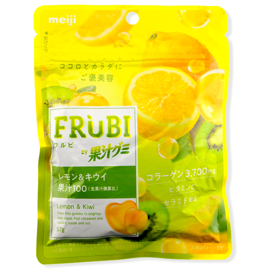 Meiji FruBI Gummy ✦ Lemon & Kiwi ✦ Japanese Candy