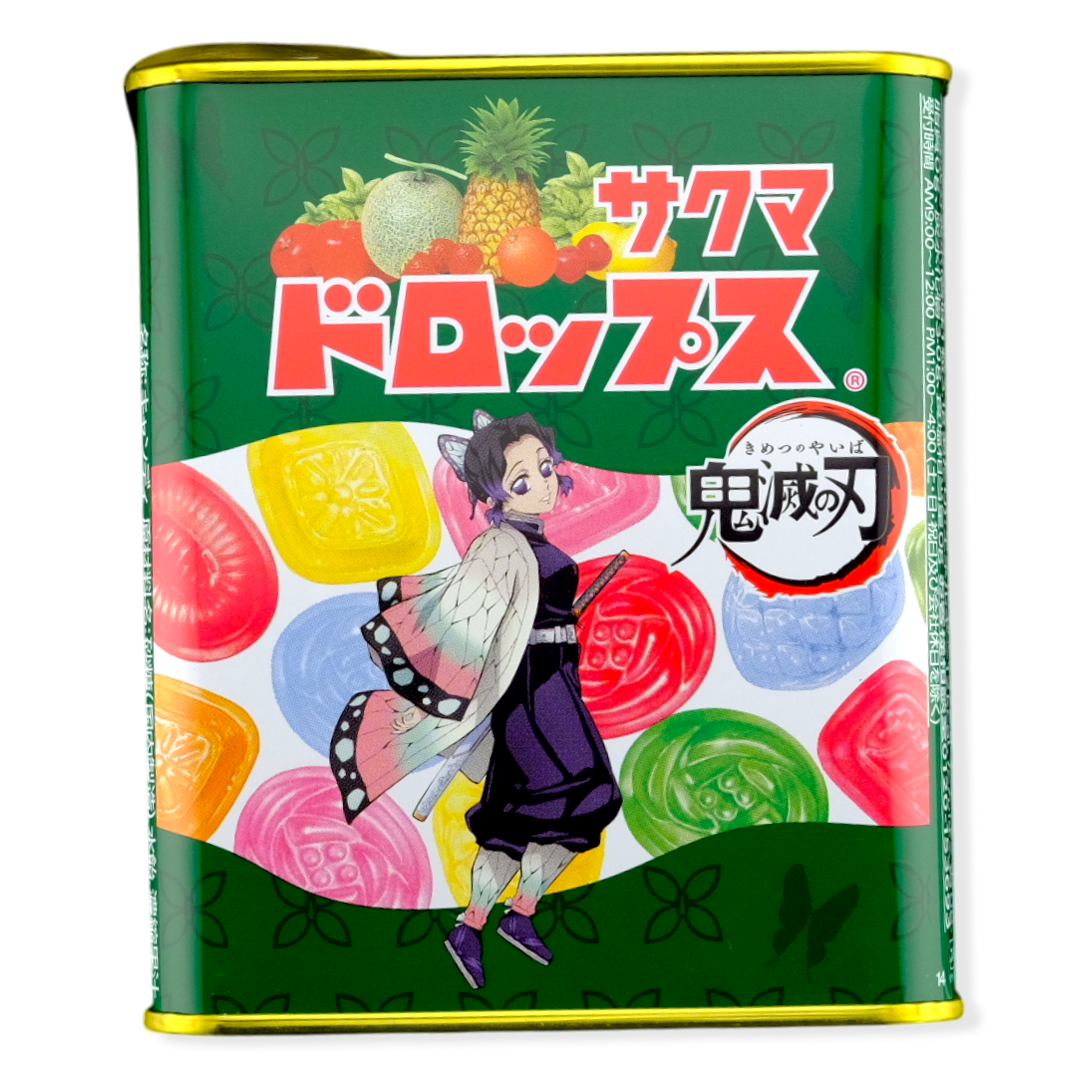 Sakuma Demon Slayer Drops Collectible Tin ✦ Japanese Candy