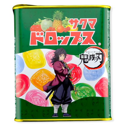 Sakuma Demon Slayer Drops Collectible Tin ✦ Japanese Candy
