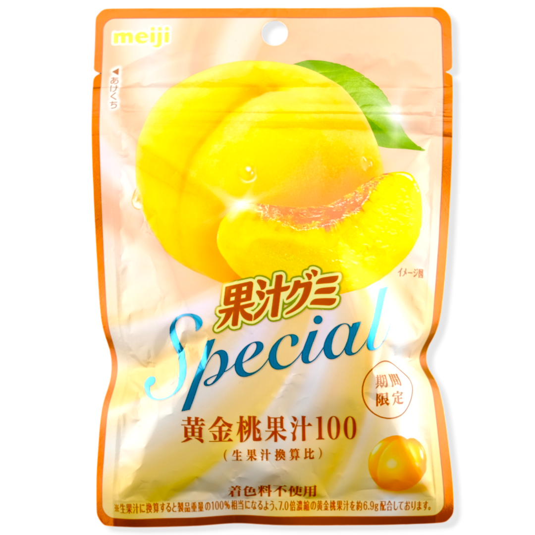 Meiji Kaju Gummy ✦ Golden Peach ✦ Japanese Candy