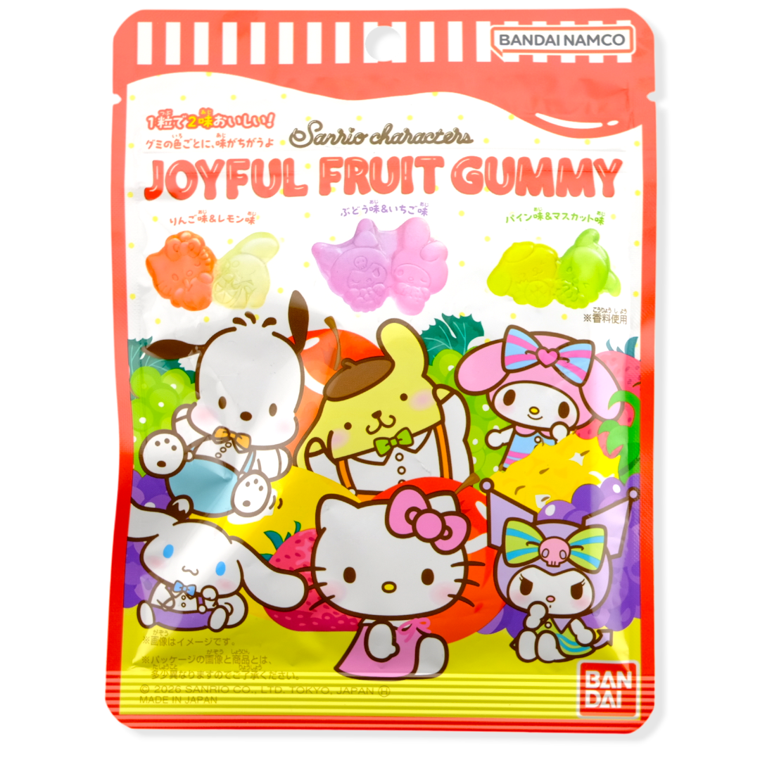 Bandai Sanrio Joyful Gummy ✦ Mixed Fruit ✦ Japanese Candy
