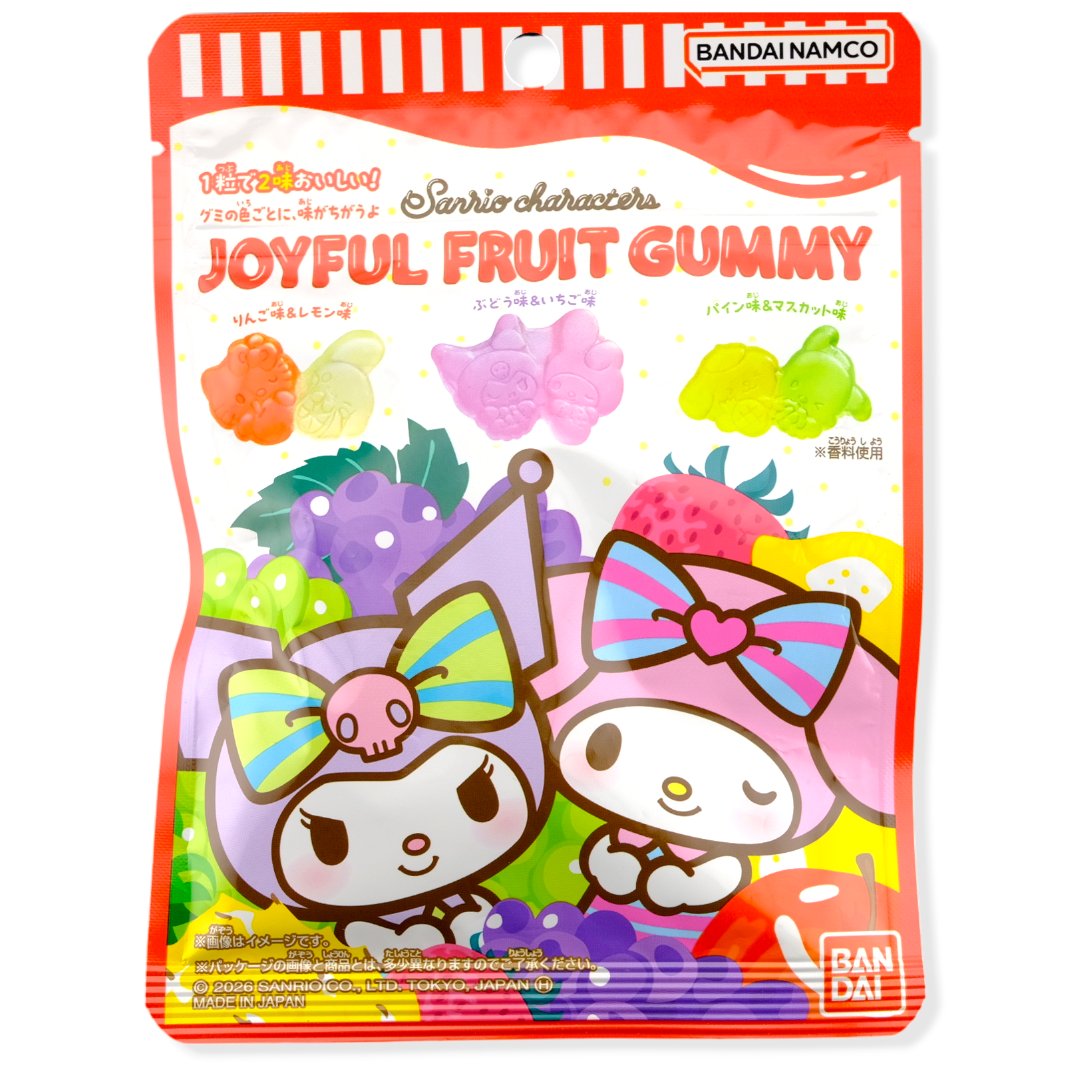 Bandai Sanrio Joyful Gummy ✦ Mixed Fruit ✦ Japanese Candy