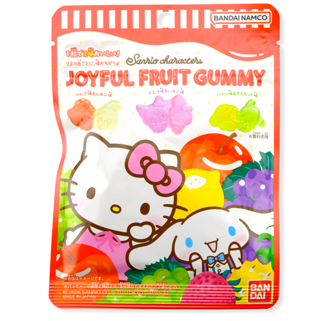 Bandai Sanrio Joyful Gummy ✦ Mixed Fruit ✦ Japanese Candy