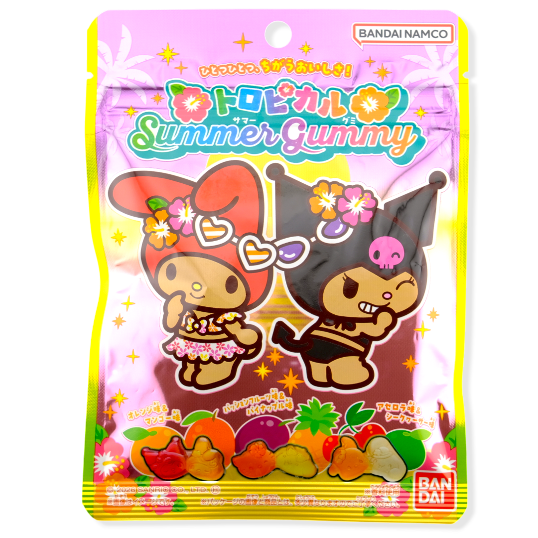 Bandai Sanrio Characters Summer Gummy ✦ Tropical Mix ✦ Japanese Candy