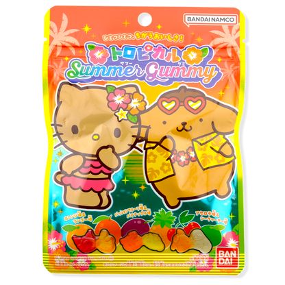 Bandai Sanrio Characters Summer Gummy ✦ Tropical Mix ✦ Japanese Candy