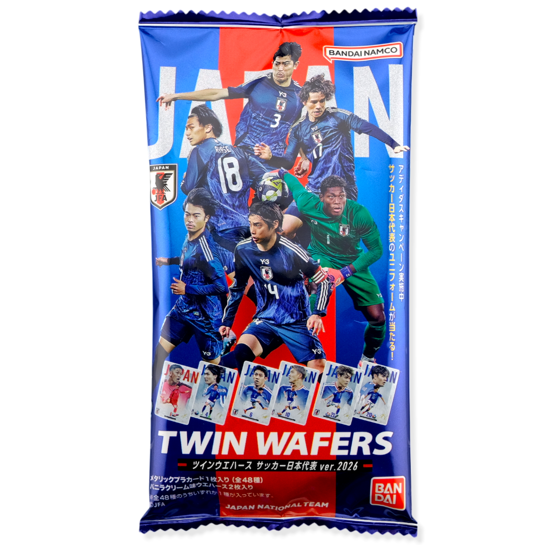Bandai Japan World Cup Soccer Team ✦ Vanilla Wafers & Collectible Card ✦ Japanese Candy