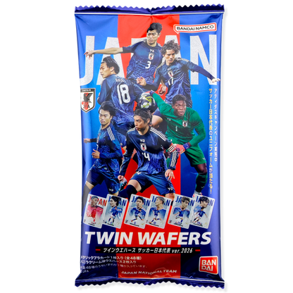 Bandai Japan World Cup Soccer Team ✦ Vanilla Wafers & Collectible Card ✦ Japanese Candy