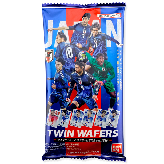 Bandai Japan World Cup Soccer Team ✦ Vanilla Wafers & Collectible Card ✦ Japanese Candy
