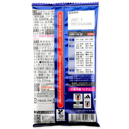 Bandai Japan World Cup Soccer Team ✦ Vanilla Wafers & Collectible Card ✦ Japanese Candy