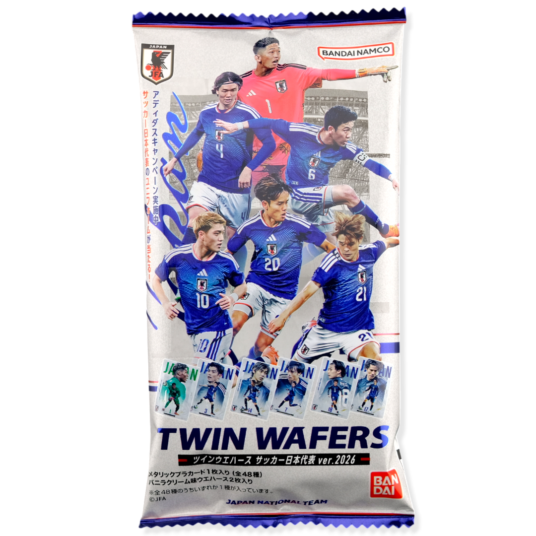 Bandai Japan World Cup Soccer Team ✦ Vanilla Wafers & Collectible Card ✦ Japanese Candy