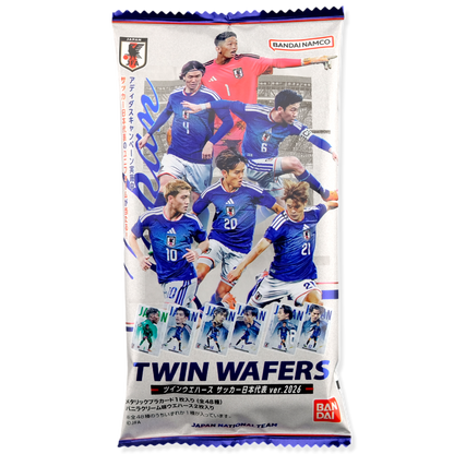 Bandai Japan World Cup Soccer Team ✦ Vanilla Wafers & Collectible Card ✦ Japanese Candy