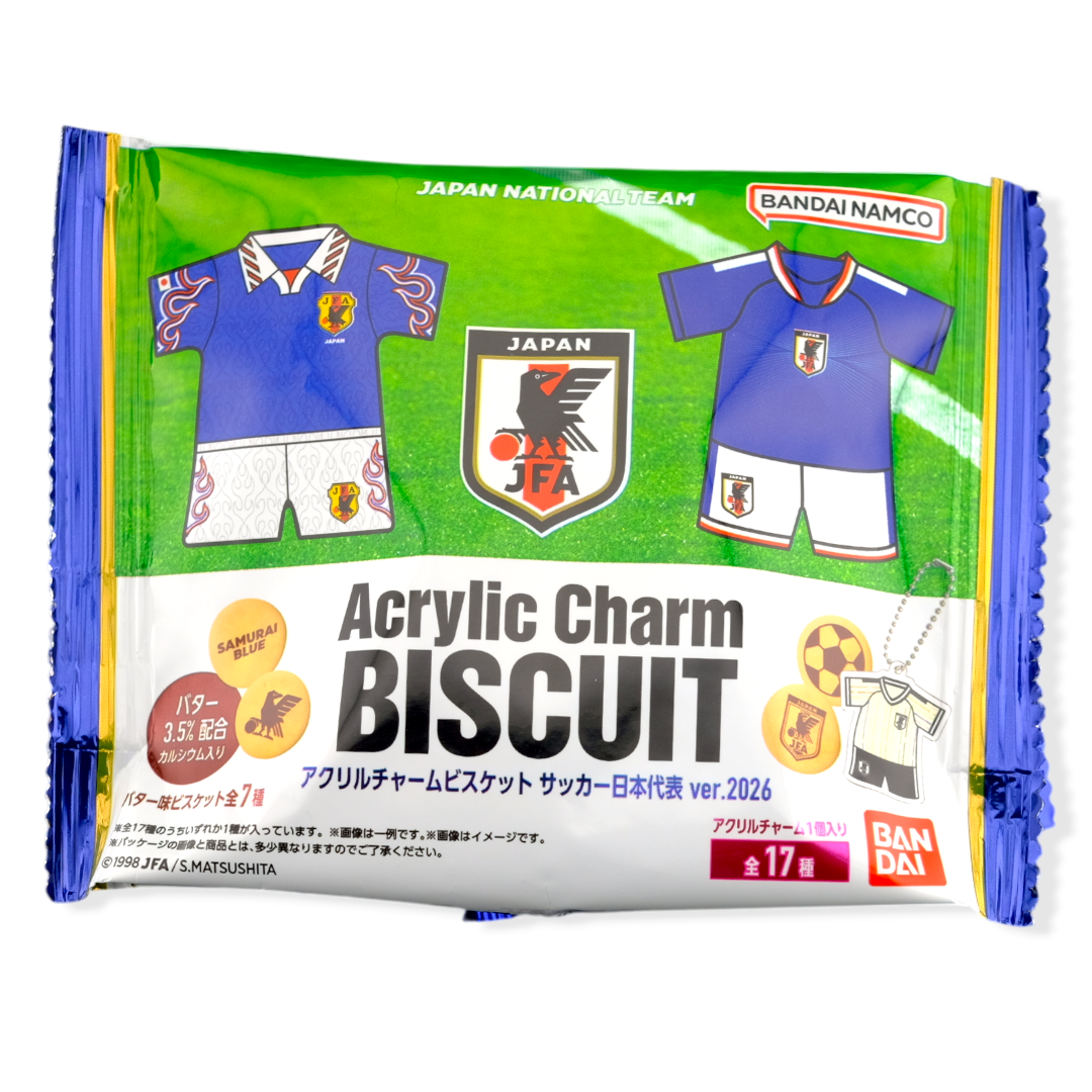 Bandai ✦ Japan World Cup Team Biscuit & Charm ✦ Japanese Candy