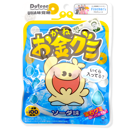 UHA Coin-Shaped Gummy ✦ Soda ✦ Japanese Candy