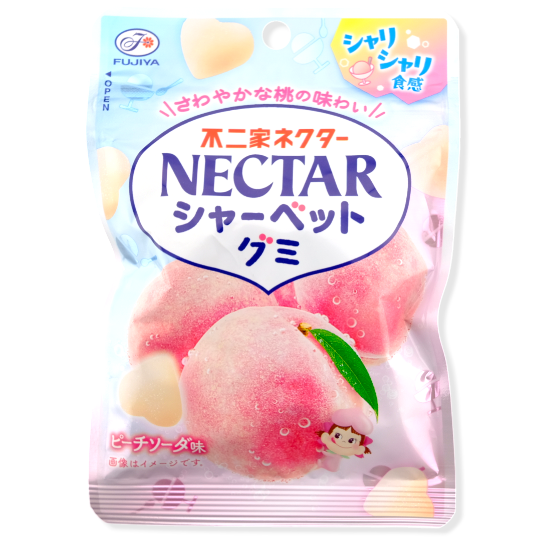 Fujiya NECTAR Gummy ✦ Peach Soda ✦ Japanese Candy