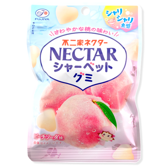 Fujiya NECTAR Gummy ✦ Peach Soda ✦ Japanese Candy