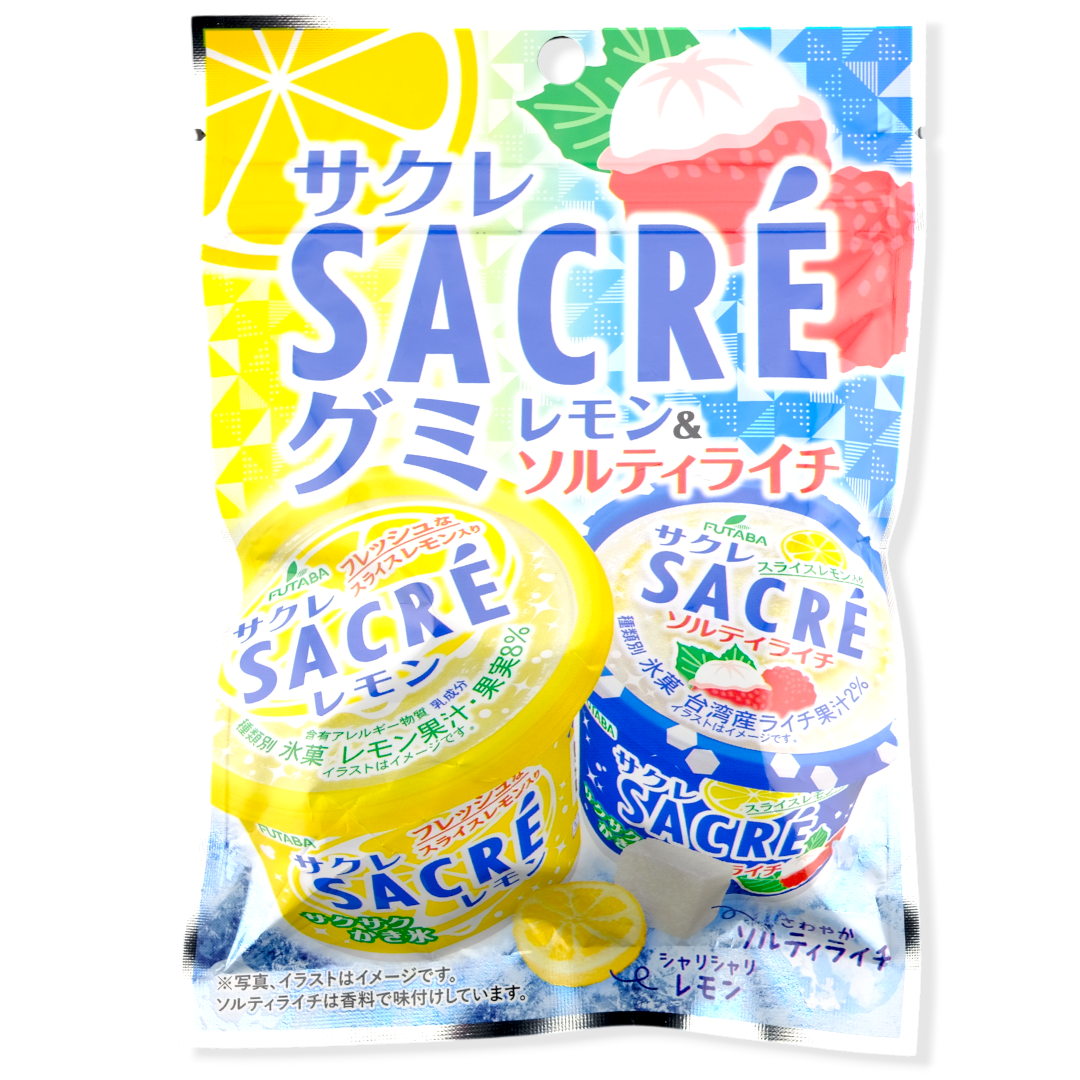 Futaba Sacré Gummy ✦ Lemon & Lychee ✦ Japanese Candy