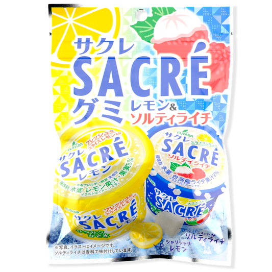 Futaba Sacré Gummy ✦ Lemon & Lychee ✦ Japanese Candy