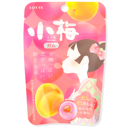 Lotte Gummy-Center Gum ✦ Plum ✦ Japanese Candy
