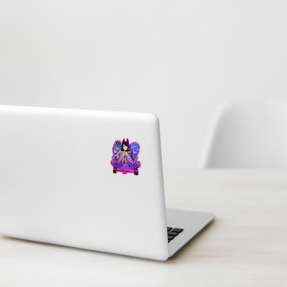 Smoking Baby-chan ✦ B-Side Label Sticker on laptop